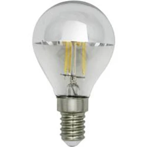 LED žárovka LightMe LM85143 230 V, E14, 4 W, teplá bílá, A+ (A++ - E), kapkovitý tvar, vlákno, 1 ks