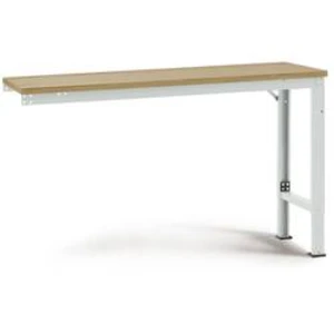 Manuflex AU8125.7035 Pracovní Přístavný stůl univerzální speciální s multiplex deska, Šxhxv = 2000 x 1000 x 722-1022 mm