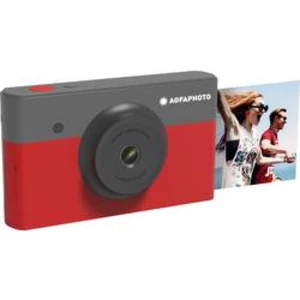 Digitální fotoaparát s tiskem fotografií AgfaPhoto Mini Shot, černá/červená