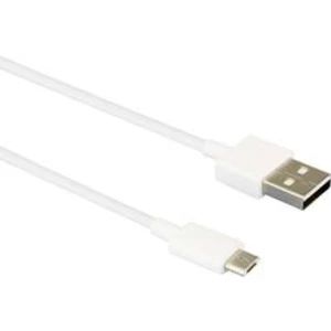 Kabel pro mobilní telefon Xiaomi DK Micro, [1x microUSB zástrčka - 1x USB], bílá