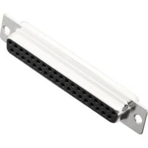 D-SUB zásuvková lišta MH Connectors MHDB37-SS, 180 °, pólů 37, pájecí kalíšek, 1 ks