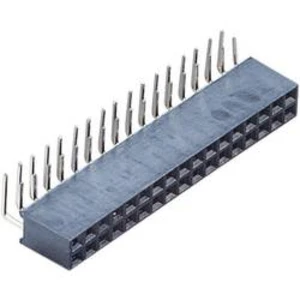 Zásuvková lišta BKL Electronic 10120824, řádky 2, kontakty na řádek 17, 1 ks