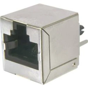Modulární konektor RJ45 ASSMANN WSW AMJ-188-10101-CAT6, zásuvka vestavná, stříbrná