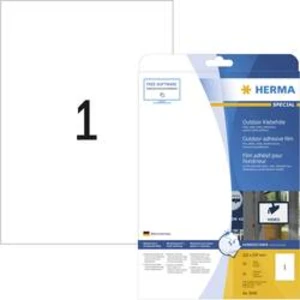 Herma 9500 etikety 210 x 297 mm polyethylenová fólie bílá 10 ks permanentní univerzální etikety, etikety odolné proti vlivům počasí