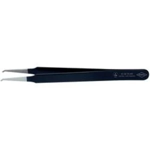 Jemná pinzeta Knipex 92 08 78 ESD, plochý, zahnutý 45°, 120 mm