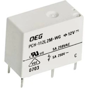Miniaturní Power-Print relé OJ TE Connectivity 1721768-5, PCH-112L2M-WG, 5 A, 400 V/AC 1250 VA