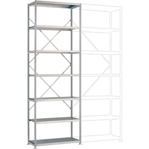 Manuflex RP2133.7035 základný modul regálu oddelenia  (š x v x h) 1030 x 3000 x 600 mm    oceľová podlaha
