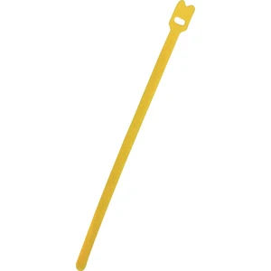 FASTECH® ETK-7-200-0208 káblový manažér na suchý zips na spojovanie háčiková a flaušová časť (d x š) 200 mm x 7 mm žltá