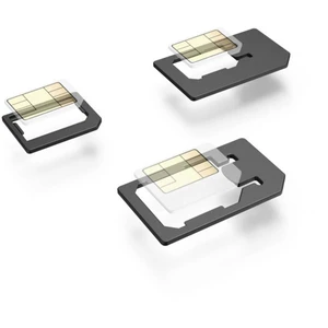 Hama Set 5-teilig adaptér na SIM kartu vr. ihly na SIM Upravené z: Micro SIM, Nano SIM Prispôsobené pre: Micro SIM, štan