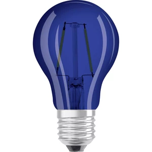 OSRAM 4058075816008 LED  En.trieda 2021 A + (A ++ - E) E27 klasická žiarovka 2 W = 15 W modrá (Ø x d) 55 mm x 105 mm vlá