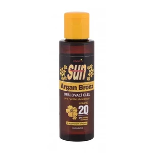 Vivaco Sun Argan Bronz Suntan Oil SPF20 100 ml opalovací přípravek na tělo unisex