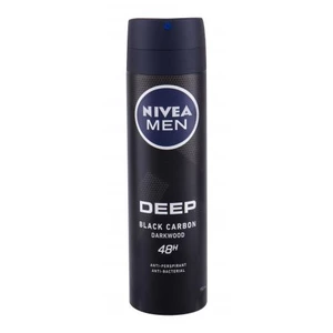 Nivea Men Deep Black Carbon 48H 150 ml antiperspirant pro muže deospray