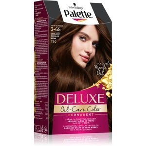 Schwarzkopf Palette Deluxe permanentná farba na vlasy odtieň 3-65 750 Chocolate Brown