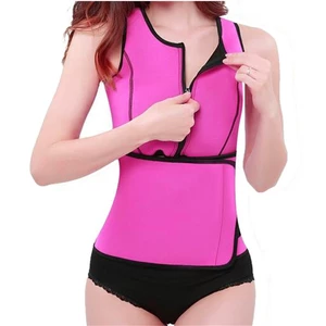 Women Adjustable Sauna Slimming Sweat Belt Vest Waist Body Shaper Tank Tops Fitness Yoga Vest