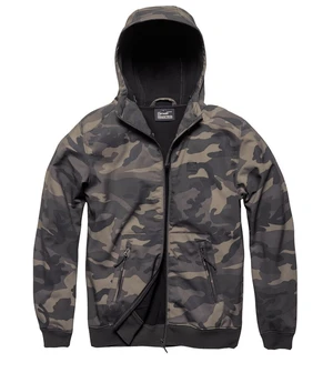 Bunda softshellová  Ashore Vintage Industries® – Black Camo  (Barva: Black Camo , Velikost: M)