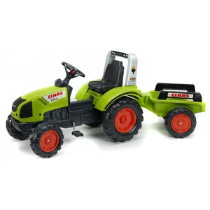 Falk Traktor šlapací Claas Arion 430 s valníkem zelený