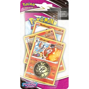 Pokémon TCG: SWSH08 Fusion Strike Premium Checklane Blister Cinderace