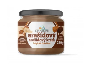 Dr.Natural Arašidový krém belgická čokoláda slaný karamel 220g