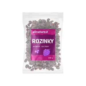 Allnature Rozinky sultánky 100 g