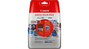 Canon CLI-551 multipack (CMYK) + PP-201 fotopapír 50x, foto papír, lesklý, bílý, 10x15cm, 4x6", 50 ks, 6508B005, nespecifikováno,v