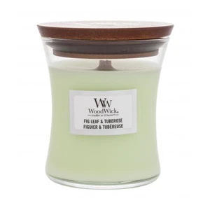 WoodWick Fig Leaf & Tuberose 85 g vonná sviečka unisex