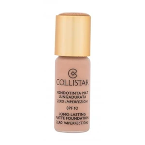 Collistar Long-Lasting Matte SPF10 10 ml make-up tester 5 na všetky typy pleti; na mastnú pleť; na dehydratovanu pleť; proti vráskam