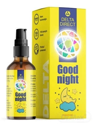 DELTA DIRECT Good night Pomaranč, Tekutý s dávkovačom