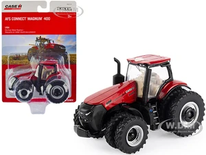 Case IH AFS Connect Magnum 400 Tractor Red "Case IH Agriculture" 1/64 Diecast Model by ERTL TOMY