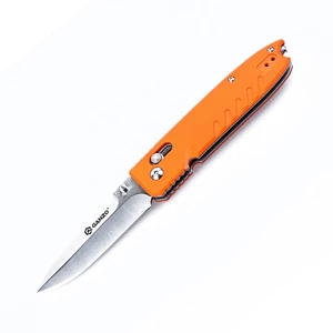Zatvárací nôž G746 Ganzo® – Strieborná čepeľ - Satin, Oranžová (Farba: Oranžová, Varianta: Strieborná čepeľ - Satin)