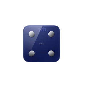 Osobná váha realme Smart Scale Blue Chytrá váha Realme Smart Scale s měřením 16 typů veličinVáha, poměr tuků, index tělesné hmotnosti (BMI), svalová h