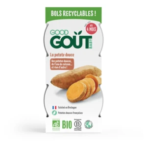GOOD GOUT Bio batátové pyré  2 x 120 g