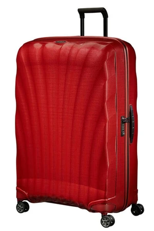 Samsonite Skořepinový cestovní kufr C-lite Spinner 144 l - červená