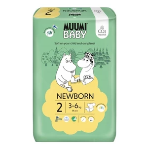 MUUMI BABY 2 Mini 3–6 kg eko plienky 58 ks