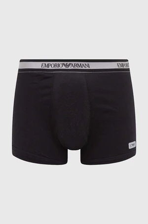 Boxerky Emporio Armani Underwear pánské, černá barva