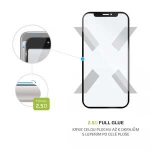 Ochranné tvrzené sklo FIXED Full-Cover pro Motorola Moto G Play (2021), černá