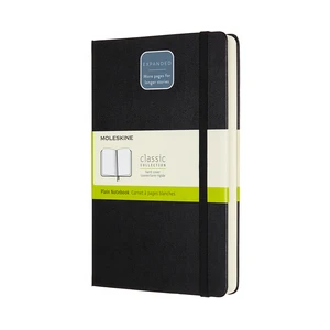 MOLESKINE Zápisník Expanded tvrdý čistý čierny L