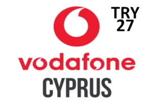 Vodafone Cyprus 27 TRY Mobile Top-up TR