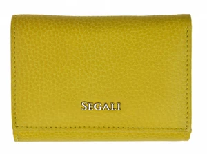SEGALI Dámská kožená peněženka 7106 B yellow