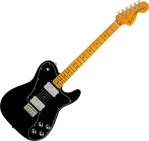 Fender American Vintage II 1975 Telecaster Deluxe MN Black Guitarra electrica
