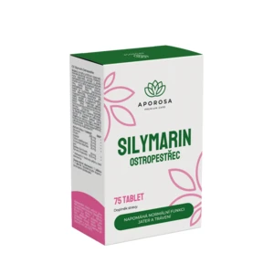 APOROSA Ostropestřec Silymarin 200 mg 75 tablet