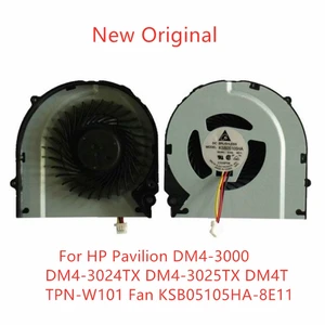 New Original Laptop CPU Cooling Fan For HP Pavilion DM4-3000 DM4-3024TX DM4-3025TX DM4T TPN-W101 Fan KSB05105HA-8E11 669934-001