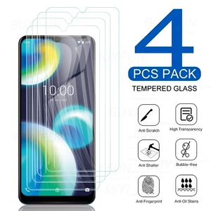 4pcs protective glass on wi ko view4 lite tempered glass for wiko view 4 4lite light full cover screen protector film 2.5d guard