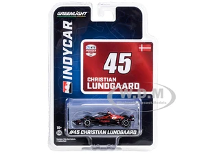 Dallara IndyCar 45 Christian Lundgaard "Hy-Vee" Rahal Letterman Lanigan Racing "NTT IndyCar Series" (2023) 1/64 Diecast Model Car by Greenlight