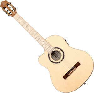 Ortega TZSM-3-L 4/4 Natural Guitarra clásica con preamplificador