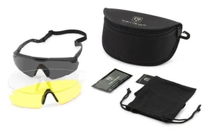 Okuliare Sawfly R3 MaxWrap Deluxe Revision®, 3 sklá (Farba: Čierna, Veľkosť: Small)