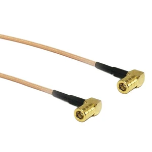 Modem Coaxial Pigtail SMB Female Right Angle To SMB Connector RG316 Cable 15CM 6" Adapter