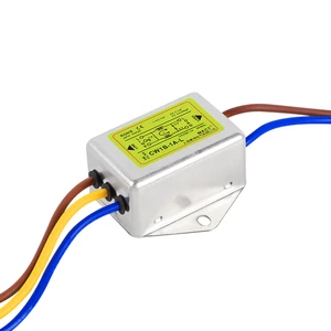 Anti-interference AC 115V 230V power supply filter EMI line audio purifier CW1B-L 1A 3A6A10A