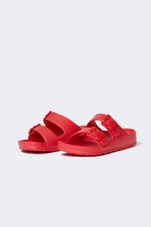 DEFACTO Girl Eva Double Band Buckled Slippers