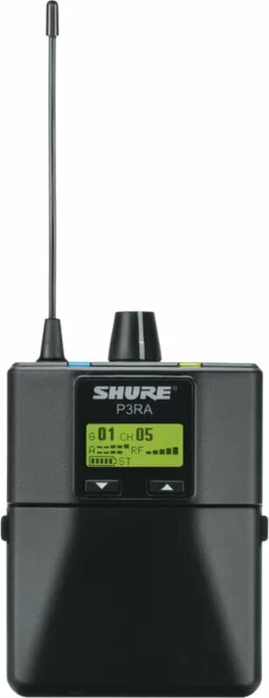 Shure P3RA-K3E - PSM 300 Bodypack Receiver K3E: 606-630 MHz Componente In-Ear inalámbrico