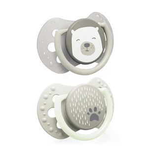 LOVI Dudlík silikonový dynamický buddy bear 0-3m 2 kusy LOVI Dudlík silikonový dynamický buddy bear 0-3m 2 kusy